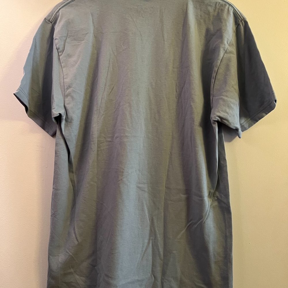 Eighty Eight Brand Blue Tee with Sunflower Embroidery - Size Medium - Picture 5 of 6